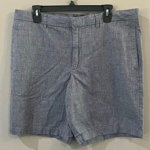 Banana Republic Gray Stripe Men's Aiden Club Shorts Size 36